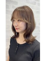 美容室ジャスミン 【ヒロシ】韓国風ミディアムレイヤー 20代30代40代 藤枝