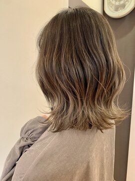 ロエン 西岡崎店(ROEN) #ベージュ×グラデーションカラー/ふんわり/20代/30代/40代