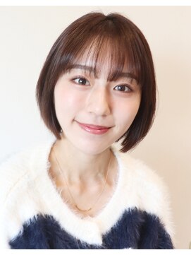 アイ(I.) 【 Ｉ. 】30代からのナチュラル前下がりショートボブ　川口