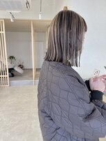 モンテヘアー(monte hair)&nbsp;アンブレラカラー×ベージュ