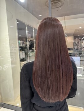 ヘアーズギャラリー なんば高島屋店(Hair's Gallery) レッドブラウン/ブラウンカラー/髪質改善/20代/30代/40代