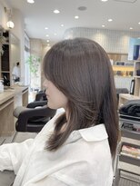 シオン(sion)&nbsp;ロンググラデーションレイヤー/ココアグレージュ/シャギーカット