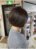 大人丸みボブ美人透明感髪質改善ニュアンスカラーくすみカラー