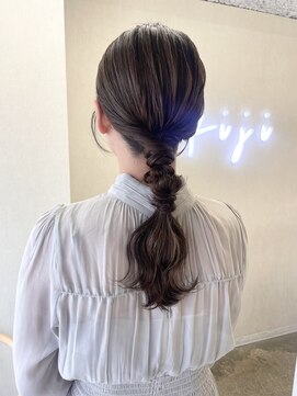 キジ(kiji) arrange style #久屋大通#栄#丸の内ヘアアレンジ