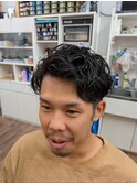 2ブロックショート・かき上げスパイラル