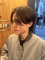 オアシス(oasis)&nbsp;【oasisオグラ】センターパートマッシュウルフストレートパーマ