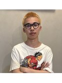 金髪坊主伸びかけ