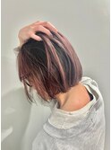 ミニボブ/バレイヤージュ/20代30代40代