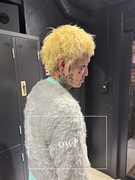 アウル 心斎橋(owl) スパイキーショート/メンズカラー/ハイトーン/ダブルカラー