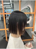 切りっぱなしショート
