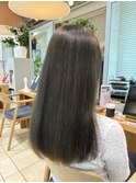 ブリーチオンカラー×オリーブベージュ