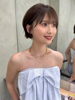 ロンドヴァリー 渋谷店(Lond vallee)&nbsp;あご上ボブ×こっくりブラウン