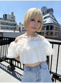 【可愛いは正義!!】女子力底上げブロンドボブ