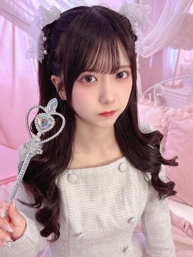 リルミー(Lilme) 橋本菜々子ちゃん編み上げハーフツイン＊まゆ/大須 /矢場町