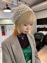 シェノン 表参道(CHAINON)&nbsp;表参道/着物ヘア/ダークアッシュ/ミディアムレイヤーカット/渋谷