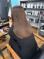 ヘアカロン 熊本本店(Hair CALON)&nbsp;ベージュカラーブラウンブリーチなしハイトーンカラー初カラー