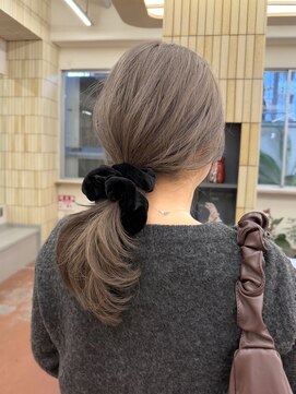 パークレーン アイス イヴェン アネックス(PARK LANE ICI yeven.anx) ブリーチカラーブリーチなしダブルカラー春カラーグレージュ