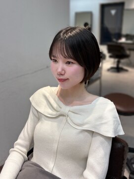 ザシェノンウメダ(THA CHAINON UMEDA) イメチェン/ピンクベージュ/アンブレラカラー/前髪/心斎橋