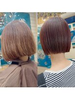 ラニハナクドウ(lanihana.kudo) #ストンボブ#サクラベージュ