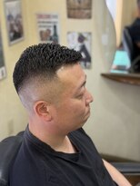 バーバーサトウ(BARBER SATO) 濡れパン 震災刈り