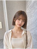 ぱつっとラインボブ