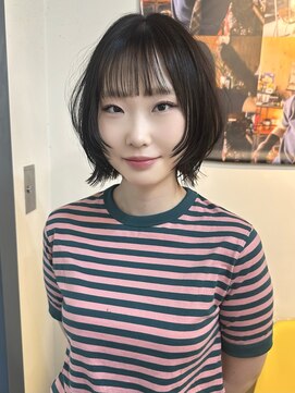 ジュール 池袋(Joule) 丸みボブにレイヤーで抜け感♪ナチュラルブラウンカラー◎