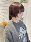 ショートボブ　