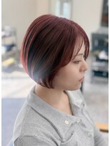 アジアエス 谷山 清和店(asia s)&nbsp;ブリーチなしWカラー×ボブ