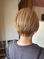ヘアーメイク ミウ 古屋店(hair make mieux)&nbsp;ハイトーンカラー・ショートボブ