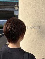 ブランシェ ヘアデザイン(BLANCHE hair design)&nbsp;ショート×ピンクブラウン