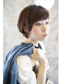 「BOUQUET」 ナチュグラショート美肌のミルクティーアッシュ