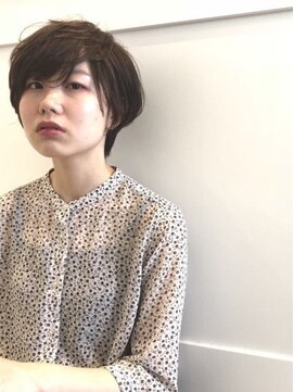 サラ ビューティー サイト 古賀店(SARA Beauty Sight) 目の上ギリギリの前髪で大人可愛いショートを実現