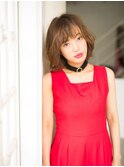 お手入れ簡単ボブパーマ