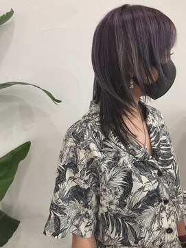 アリウス(ALIUS by posh) 【ALIUS 池袋 小川】ラベンダーグレージュ×インナーブラック