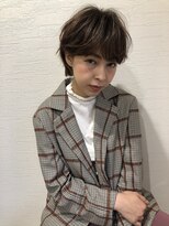 サク(Sac.)&nbsp;絶壁解消☆ショートボブ×柔らかベージュ　Sac.栃木優佑