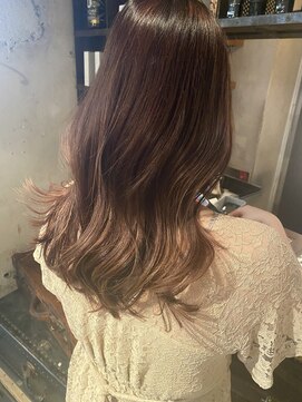 ロイジー(roijir) 【roijir 表参道】柔らかロング×ピンクブラウン