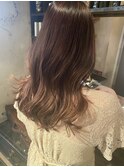 【roijir 表参道】柔らかロング×ピンクブラウン