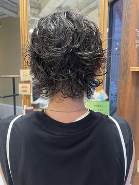 ヘアー アイス ルーチェ(HAIR ICI LUCE) ショートウルフ ウルフパーマ ショートパーマ 担当山中