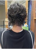 ショートウルフ ウルフパーマ ショートパーマ 担当山中