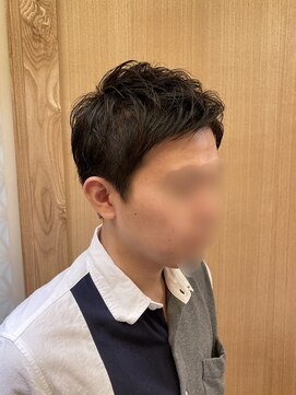 ヒロギンザプレミアムバーバースパ パレスホテル店(HIRO GINZA) アップバング×刈り上げ/丸の内/理容室