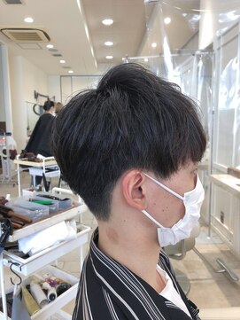 サイン(SIGN) メンズショートニュアンスパーマ/SIGNサイン大倉山/簡単ヘア