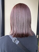 ジェリカ(Jlica) 切りっぱなし×ブリーチなしカシスピンク