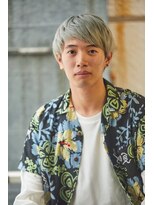 クレスト 草津店(CREST)&nbsp;マッシュツーブロックメンズパーママッシュウルフメンズカット