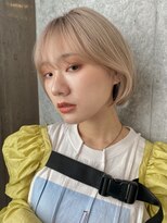 イミ(imi)&nbsp;大人ボブ/外ハネボブ/ブリーチカラー/小顔カット/髪質改善[登戸]