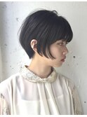 耳掛けひし形ショート