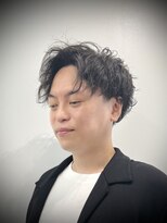 リバティシェアバーバー 銀座(LIBERTY SHARE BARBER)&nbsp;サマーセンターパートスパイラルパーマ