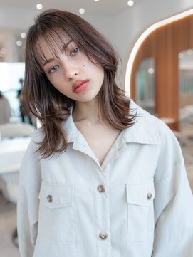 ハバナ 渋谷(HAVANA) 大人かわいい/韓国レイヤー/くびれ巻き/レイヤーカット/前髪