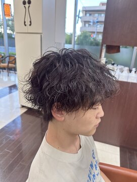 ウィーブ 成田店(Weve) 波巻きスパイラルパーマ×刈り上げマッシュ