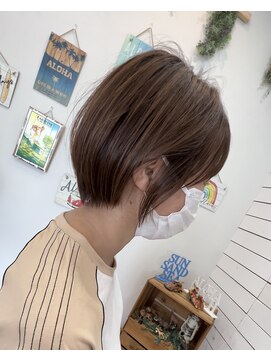 ラニハナクドウ(lanihana.kudo) +＊～ショート×縮毛矯正【軟毛に縮毛矯正！？】～＊+