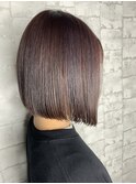 手入れしやすいミニボブ